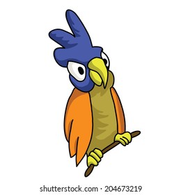 Parrot cartoon
