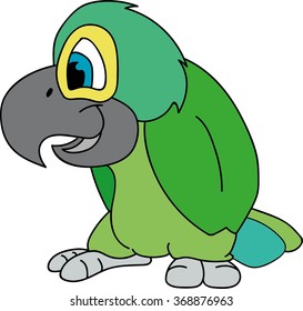 Parrot cartoon