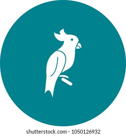 Parrot, cartoon icon