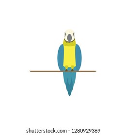 parrot cartoon icon
