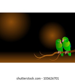 parrot couple