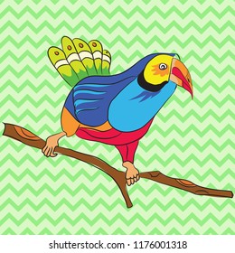 Parrot cute design vector illustration