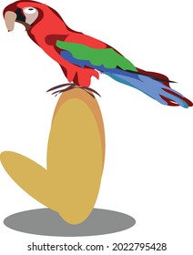 parrot design can be used for all kinds of textile ceramics and wallpaper.
