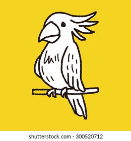 parrot doodle
