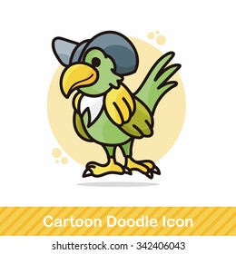 Parrot doodle