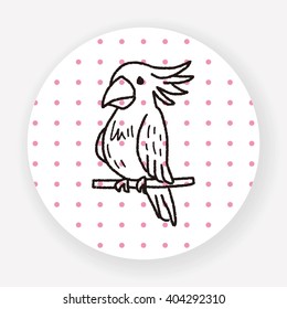 parrot doodle