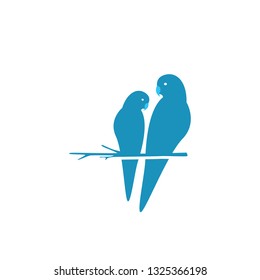 parrot elegant Vectors Royalty design inspiration