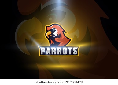 Parrot Esports Logo Illustration