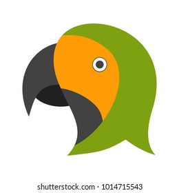 Parrot Face Icon