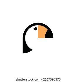 Parrot Face Logo, Icon And Vector