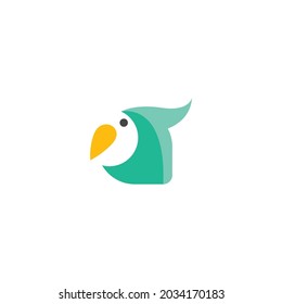 parrot film icon vector illustration template design