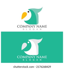 parrot film icon vector illustration template design