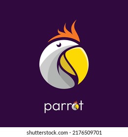 Parrot head logo design inspiration