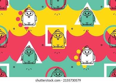 Parrot icon. Icon design. Template elements. Flat style