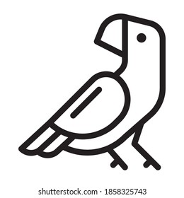 Parrot icon design. Vector illustration Eps 10