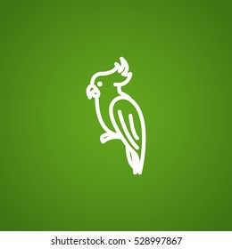 Parrot icon Flat.