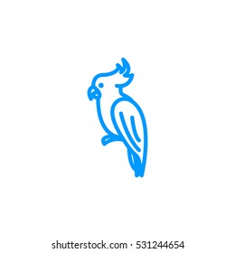 Parrot icon Flat.