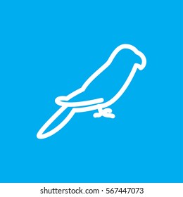 parrot icon illustration isolated vector sign symbol