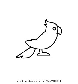 parrot icon illustration isolated vector sign symbol