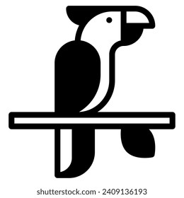 Parrot Icon Illustration for web, app, infographic, etc