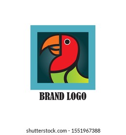 Parrot Icon Logo Symbol Design Vector Illustration

