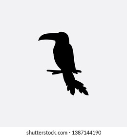 parrot icon sign signifier vector