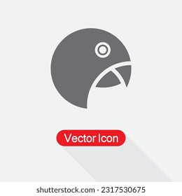 Parrot Icon Vector Illustration Esp10