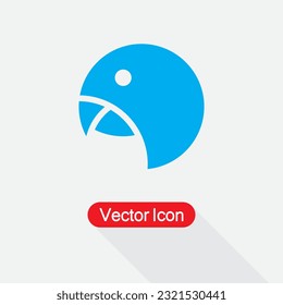 Parrot Icon Vektor Illustration Esp10