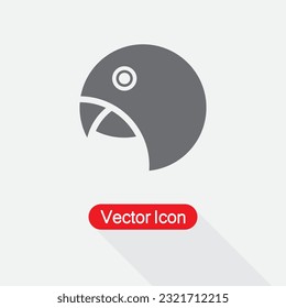 Parrot Icon Vector Illustration Esp10