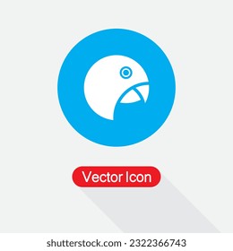 Parrot Icon Vector Illustration Esp10