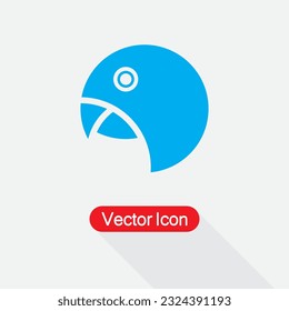 Parrot Icon Vector Illustration Esp10