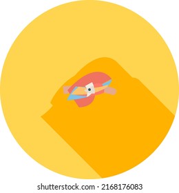 Parrot icon vector image. Can also be used for Village. Suitable for mobile apps, web apps and print media.