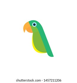 Parrot icon, vector on a white background