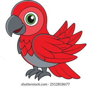 Parrot illustration art vector design