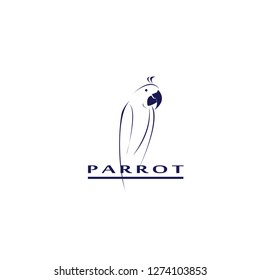parrot logo art