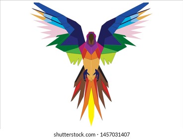 Parrot  Logo Art Graphics Color 