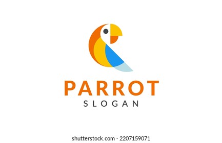 Parrot Logo Colorful Bird Symbol