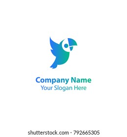 parrot logo design