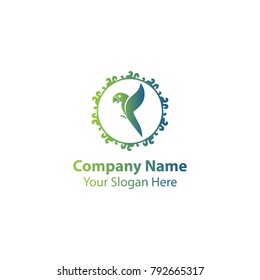 parrot logo design