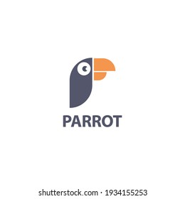 parrot logo design. parrot mascot logo