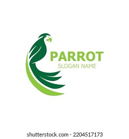 Parrot Logo design, themes animal creative template