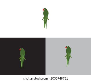 Logotipo de loros de diseño Vector de granja