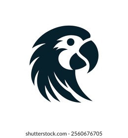 Parrot Logo Design Vector Illustration  