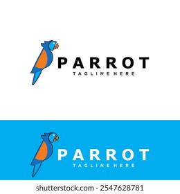 Parrot logo design vector, modern Parrot  logo template