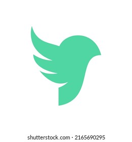 parrot logo design vector sign