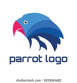 Parrot Logo Design Vector Stock
