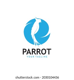 Parrot Logo Design Vector template