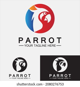 Parrot Logo Design Vector Template