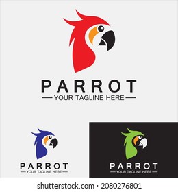 Parrot Logo Design Vector Template