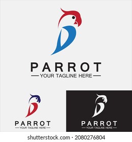 Parrot Logo Design Vector Template